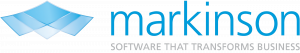 Markinson logo - A Vela Software Group Company