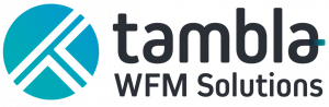 TamblaWFM Solutions logo in black and blue